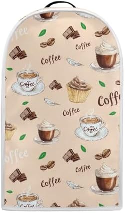 UNICEU Coffee Chocolate Cake Pattern Blender Cover