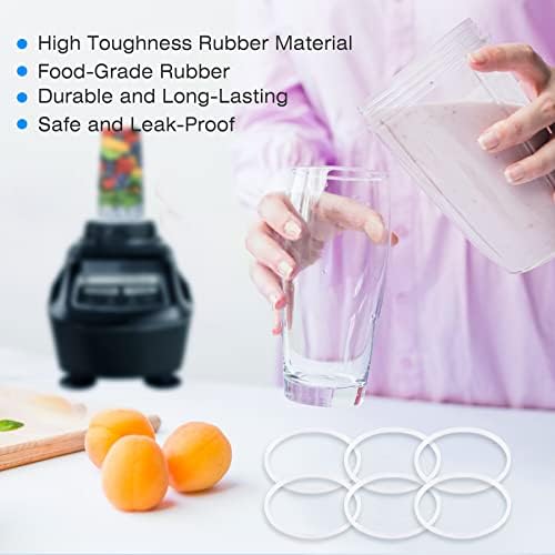 6PCS Blender Sealing Gasket for Ninja Replacement
