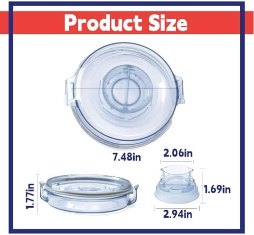 64oz Blender Lid Replacement for Vitamix