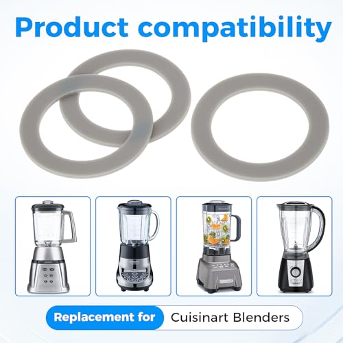 3Pcs Blender Gasket O-Ring Rubber Seal Replacement
