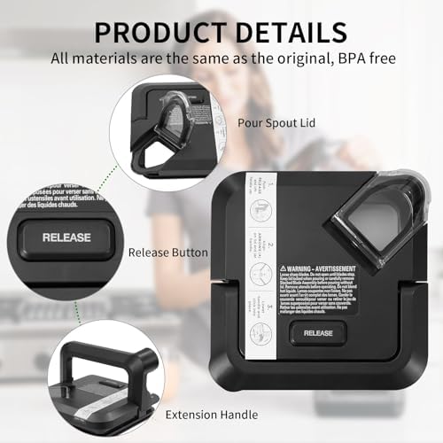 Blender Lid Replacement for Ninja 72 Oz Pitcher
