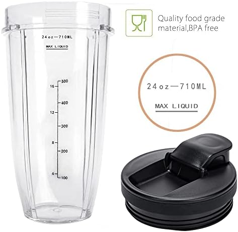 24Oz Replacement Cups for Ninja Blenders