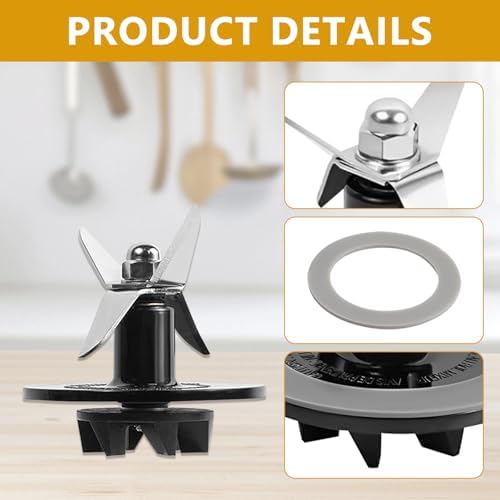 Syvia Replacement Blender Blade Set with Gaskets