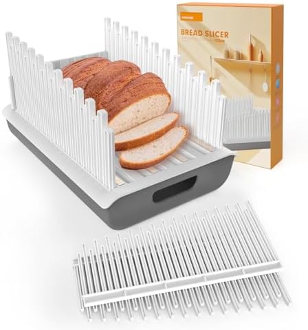 Jumeihui Bread Slicer With Adjustable Width And Replaceable Blades