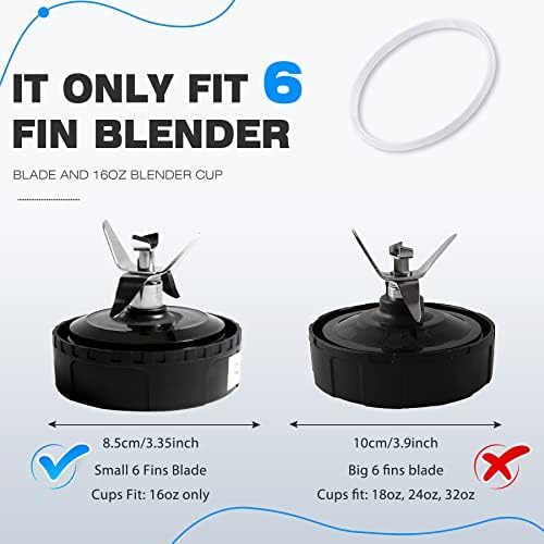 6PCS Blender Sealing Gasket for Ninja Replacement