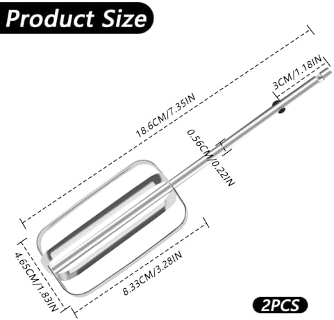 2 PCS Hand Mixer Attachments for Hamilton Beach