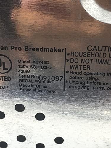 TacPower Pan Seal Kit for Regal Bread Maker