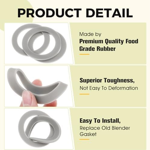Blender O Ring Gasket Seal Replacement Pack of 3