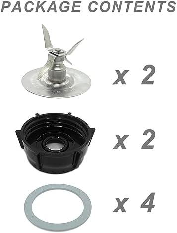 2 Pack Blender Replacement Parts with Jar Base and Seals