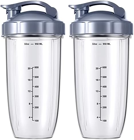 2 Pack Replacement Cups for NutriBullet Blenders
