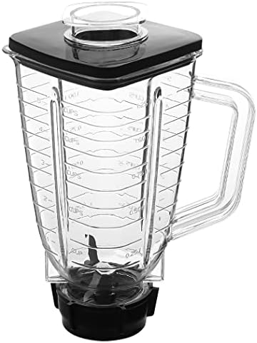 Replacement Parts 5 Cup Square Plastic Jar With Lid