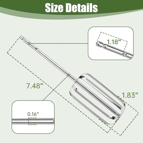 Hamilton Beach Hand Mixer Replacement Beaters 4 Pack