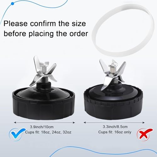 Ninja Blender Rubber Gasket Seal 2PCS Replacement