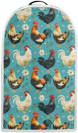 Annejudy Chicken Floral Blender Cover
