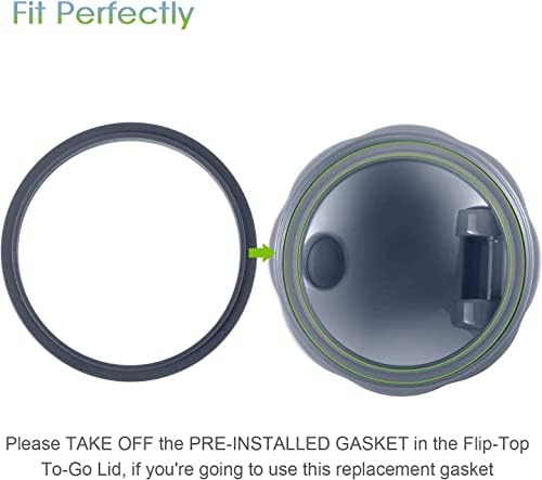 6 Replacement Parts Gaskets with Lip for NutriBullet 900w