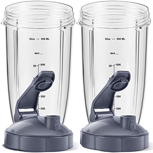 2 Pack Replacement Cups for NutriBullet Blenders