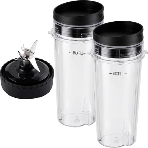 Equust 5-Piece Blender Cups Replacement Set