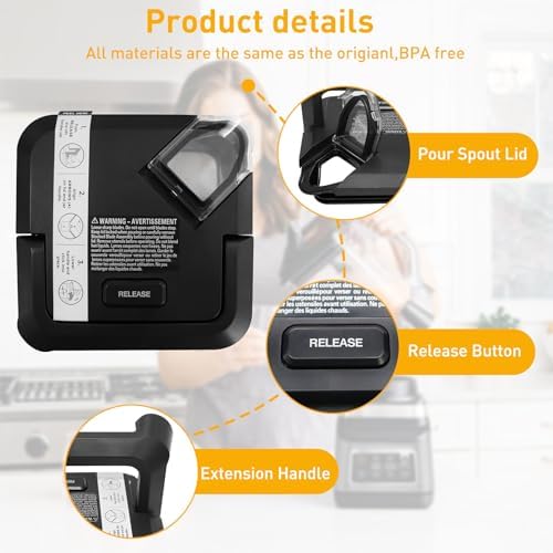 Blender Lid Replacement for Ninja 72 OZ Pitcher 1