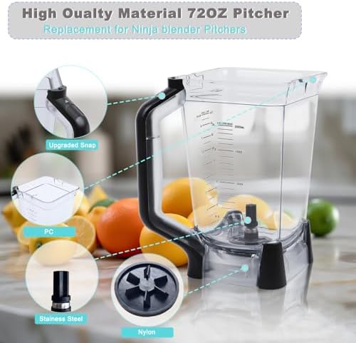 72oz Ninja Blender Pitcher Replacement