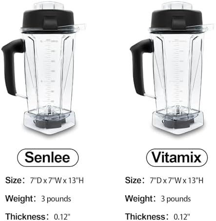 Senlee Vitamix 64oz Blender Pitcher Replacement