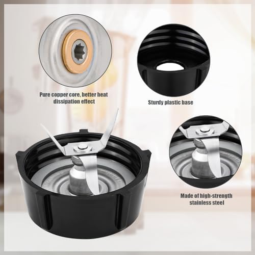 Blender Ice Blade with Jar Base Cap and O-Rings