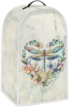 Kitchen Blender Dust Cover with Dragonfly Wreath Design