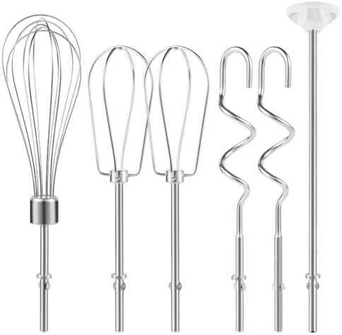 Stainless Steel Hand Mixer Accessories 6-Piece Set