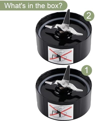 Equust 2-Pack Cross Blade Blender Replacement