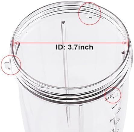Anbige Replacement Cups for NutriBullet Blender