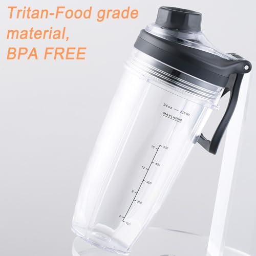 Replacement Blender Blade and 24oz Cups with New Lids