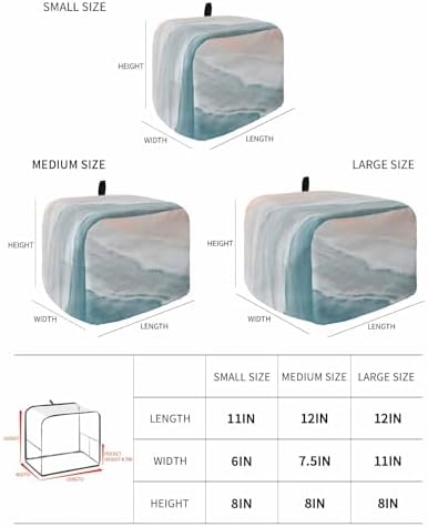 Beach Style Toaster Cover with Pockets