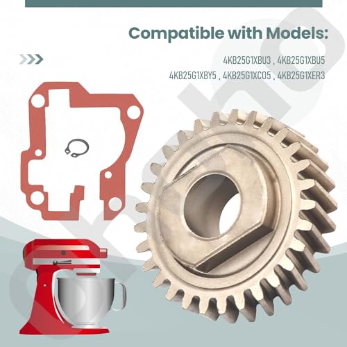 Ohoho Worm Gear Replacement for KitchenAid and Whirlpool Mixers