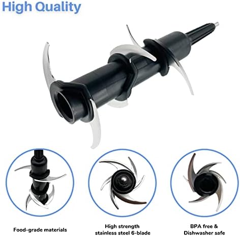 GENQORN 6 Blade Replacement for Ninja Blender