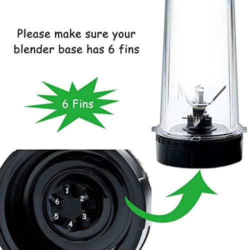 2 Pack 16oz Ninja Blender Cups Replacement