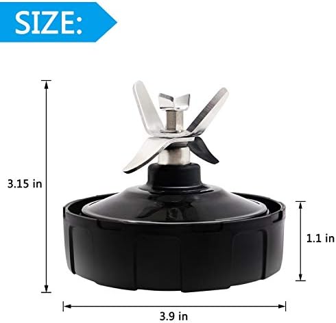 2 Packs 7 Fins Extractor Blade Replacement for Ninja Blender
