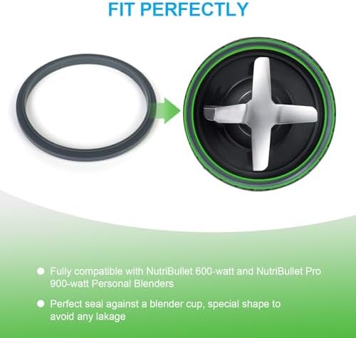 3PCS Premium Gasket Replacement for NutriBullet 900 Series Blender