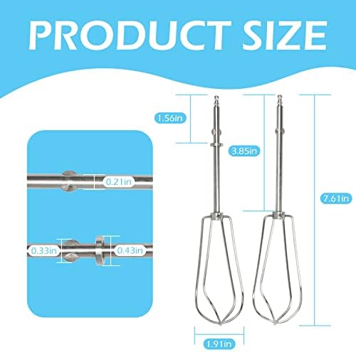 ANTOBLE Hand Mixer Beaters Compatible with Cuisinart CHM HM-50 HM-70
