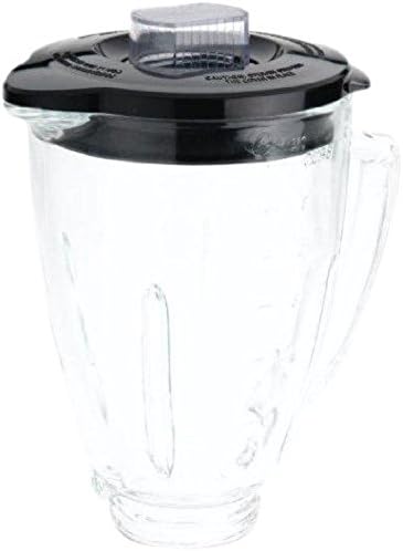 Oster 6 Cup Glass Jar with Black Lid