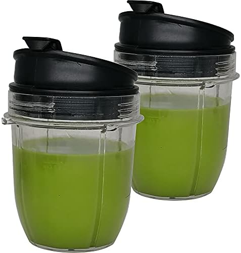 12oz Replacement Cup with Spout Lid for Nutri Ninja Blender