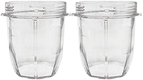 12oz Replacement Cup with Spout Lid for Nutri Ninja Blender