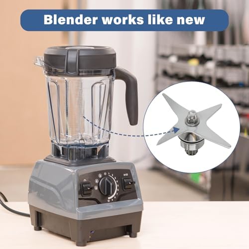 Sacumea 64oz Low Profile Blender Blade Assembly