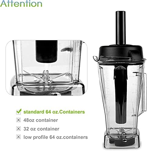 Blender Tamper Tool for Vitamix 64oz Containers
