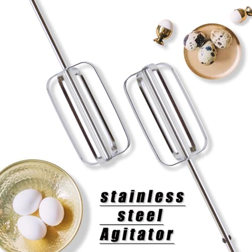 2 Pcs Stainless Steel Hand Mixer Beaters