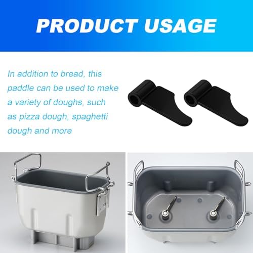 LEDBarz Bread Machine Paddles 2 Pack Replacement