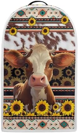 Aztec Cow Blender Cover with Handle