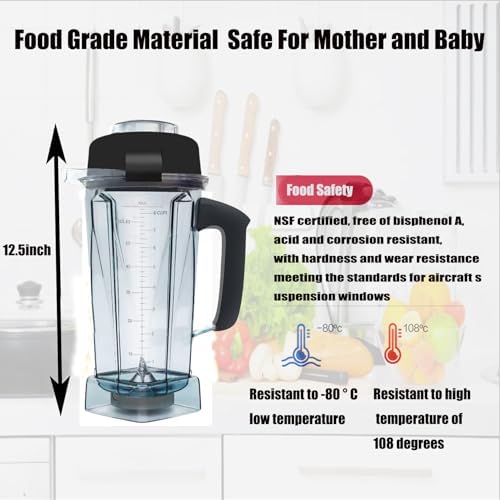 64oz Blender Pitcher Jar for Vitamix