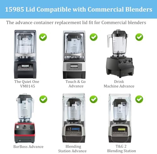 Blender Replacement Lid for Vitamix Quiet One Pitcher 48 Oz