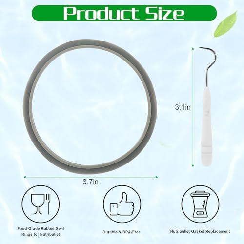 Nutribullet Gasket Replacement Rubber Seal Rings