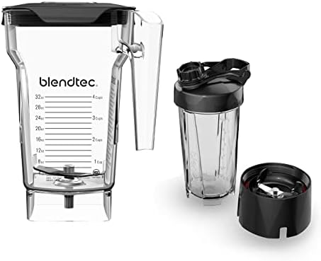 Blendtec 75 oz FourSide Jar and 34 oz GO Travel Bottle Bundle