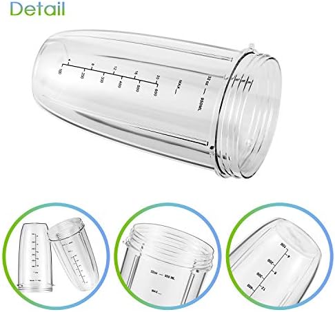 2 Pack Replacement Cups for NutriBullet Blenders